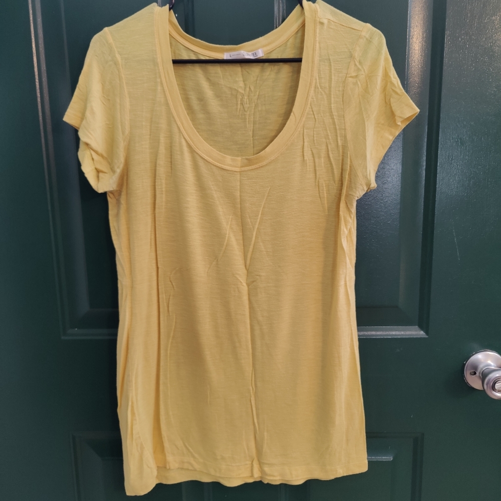 Women's Large yellow top